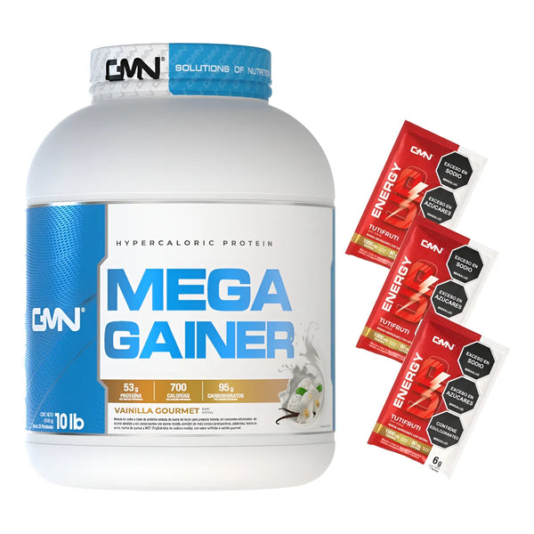 Proteína Sin Azúcar (10 Lb) Mega Gainer Gmn Vainilla Gourmet - Imagen 1