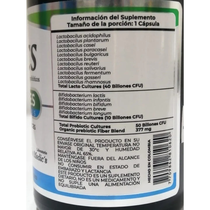 Biotics Probióticos & Prebiótic Natural - Imagen 3