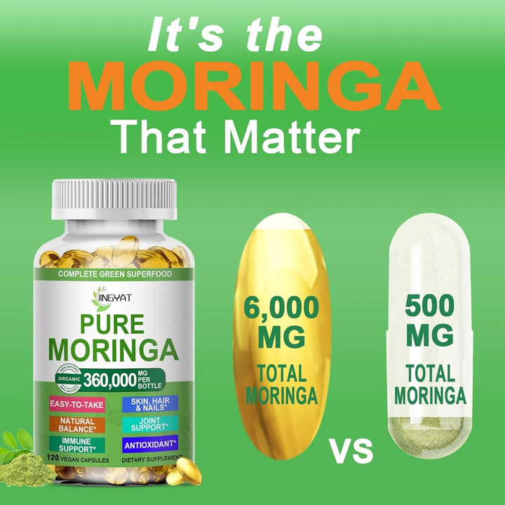 Cápsulas Blandas De Moringa Orgánica Para Energía Y Salud In - Imagen 5