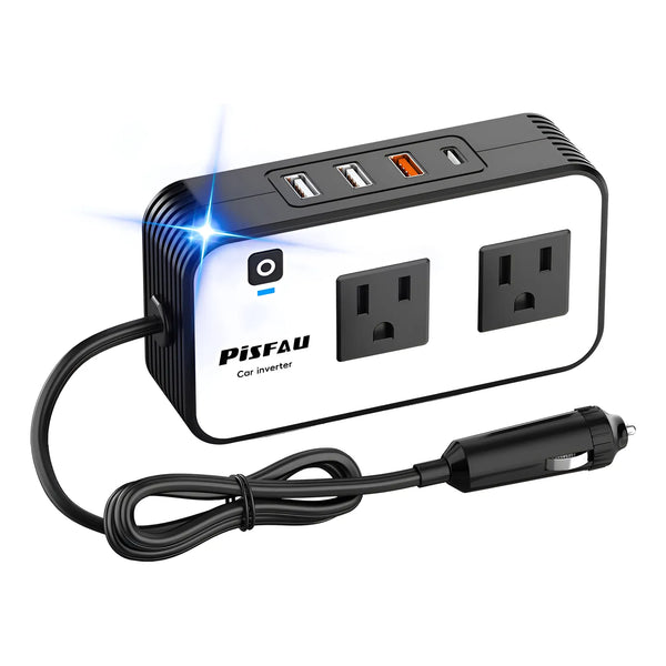 Adaptador De Enchufe Coche 12 V A 220 V Ca Inversor 200 W Sa - Imagen 1