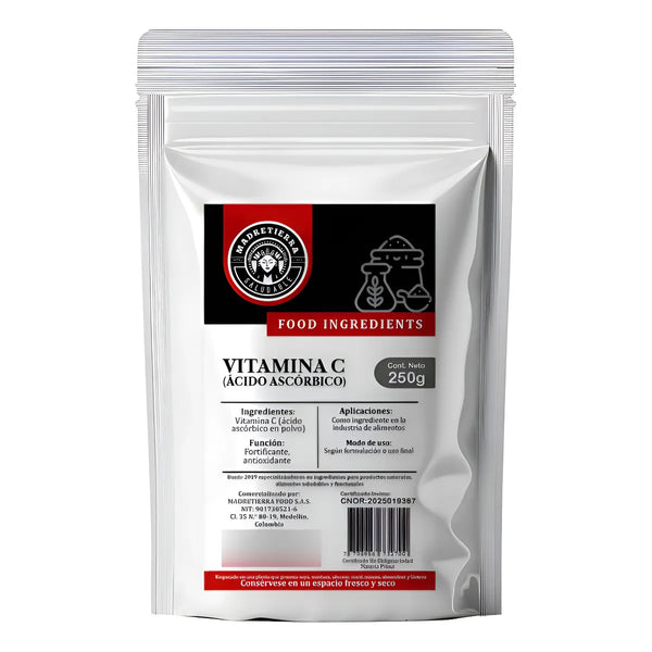 Vitamina C Ácido Ascórbico 250g Cítrico - Imagen 1