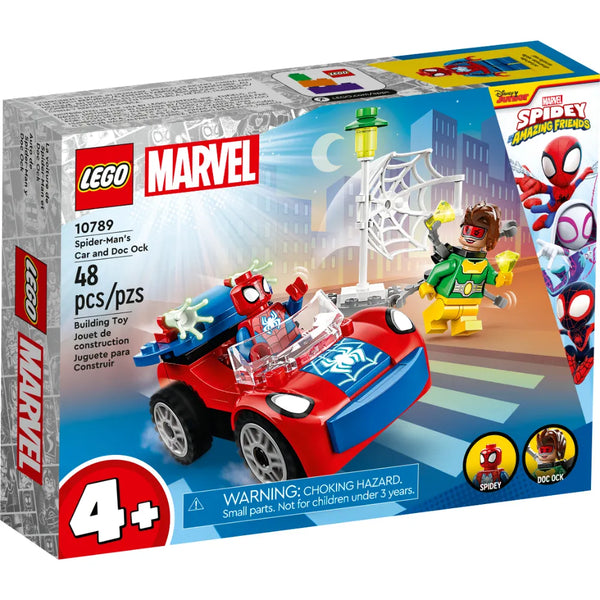 Lego Marvel Coche De Spider Man Y Doc Ock 10789 Set De 48 Piezas Para Niños 4