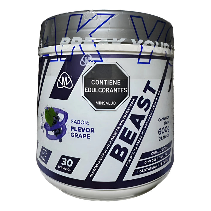 Creatina Hcl Beast 600gr Imn - Imagen 1