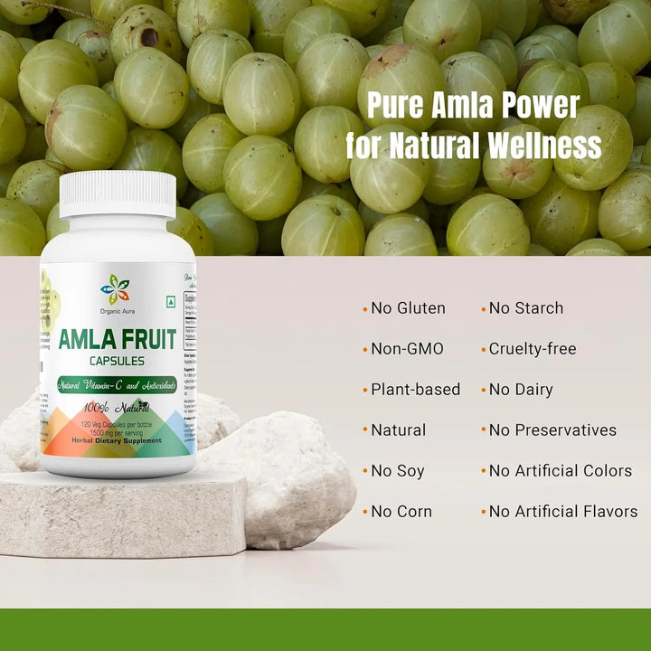 Cápsulas Amla 1500 Mg 150 Unidades Antioxidantes Energía Bri - Imagen 6