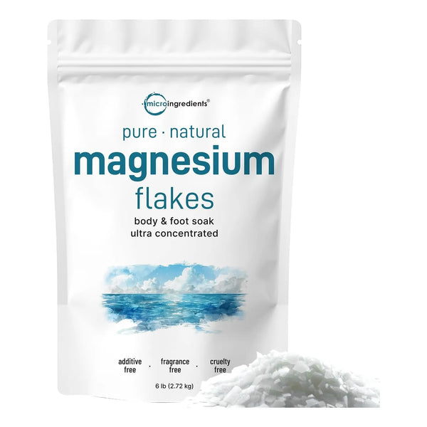Copos De Magnesio 2.72 Kg Alternativa Sal Epsom Para Baños P - Imagen 1