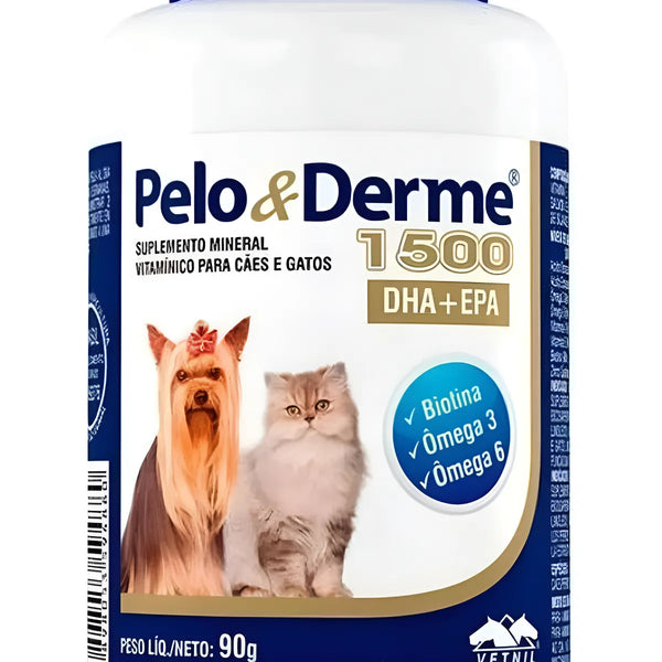 Pelo Y Derme 1500 60cap Vetnil - Imagen 1
