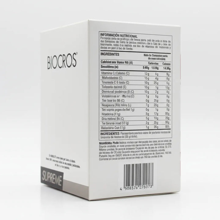 Biocros Supreme Caja 30 Sobres Frutas Cítricas - Imagen 10