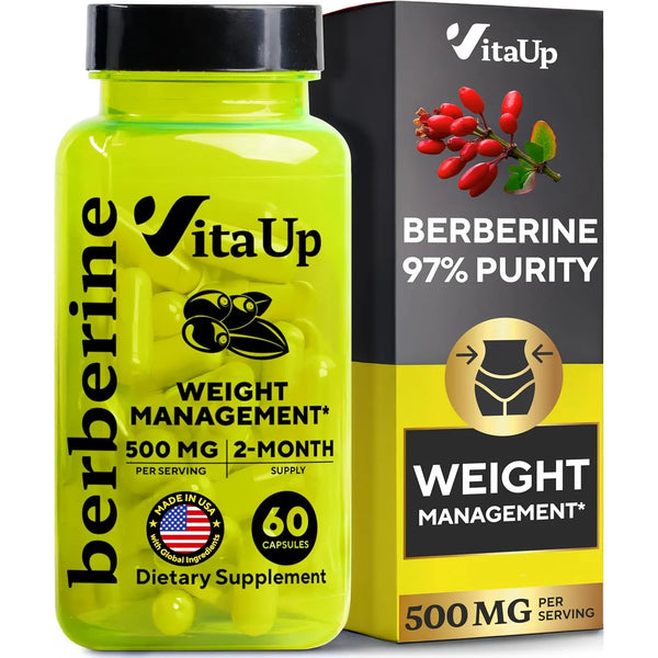 Berberina 500 Mg 97% Pureza Control De Peso Fabricada En Est - Imagen 1