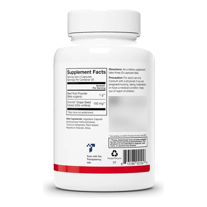 Cápsulas De Raíz De Remolacha 1000 Mg Liberación Rápida Apoy - Imagen 8