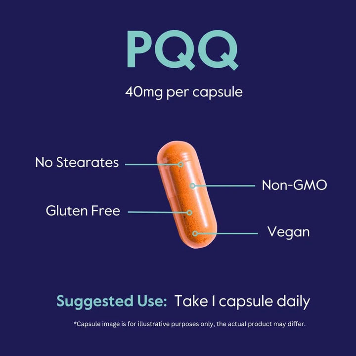 Pqq 40mg 60 Cápsulas Libres De Estearatos Veganas Sin Aditiv - Imagen 6
