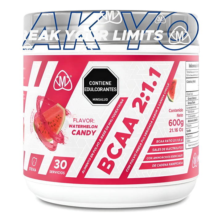 Bcaa 211 X 600g Aminoácidos Imn Watermelon Candy - Imagen 1