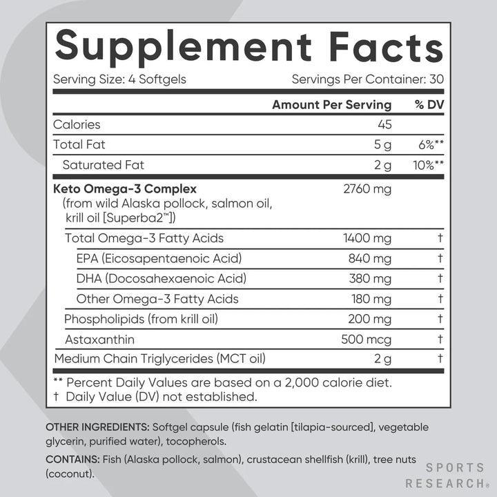 Aceite De Pescado Omega 1200 Mg De Epa Dha Salmón Sockeye Kr - Imagen 6