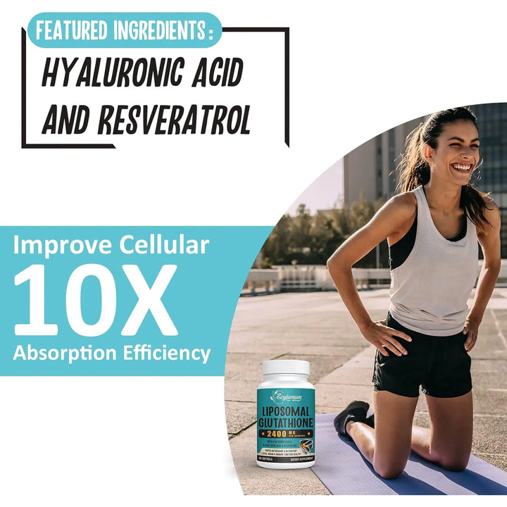Cápsulas Blandas Glutatión Liposomal 2400 Mg Absorción Máxim - Imagen 4