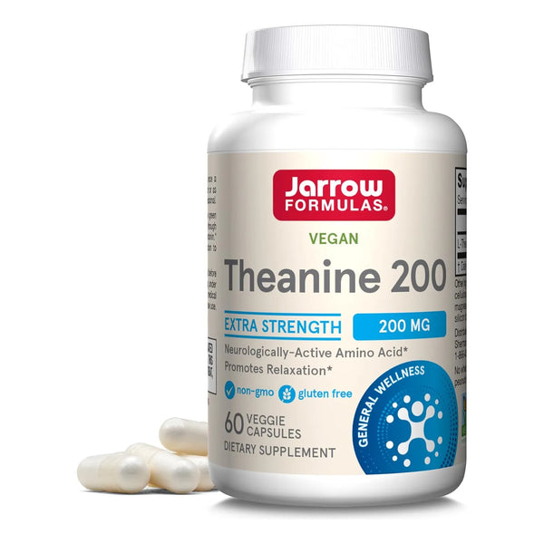 Theanine 200 Mg Aminoacido Neurologicamente Activo 60 Cap - Imagen 1