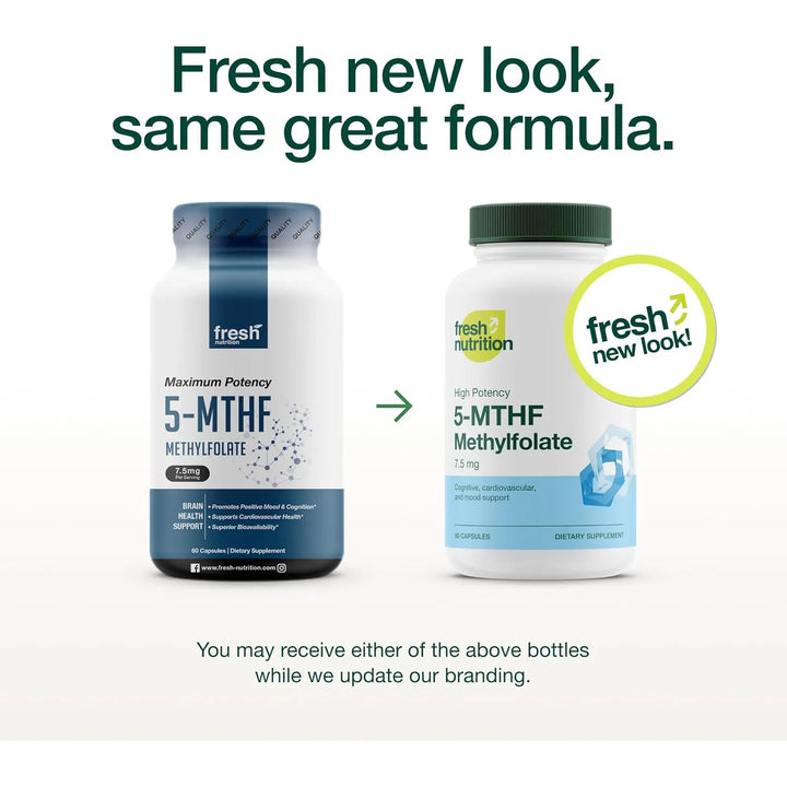 L Metilfolato 7.5 Mg Adn Verificado Biodisponibilidad Superi - Imagen 2