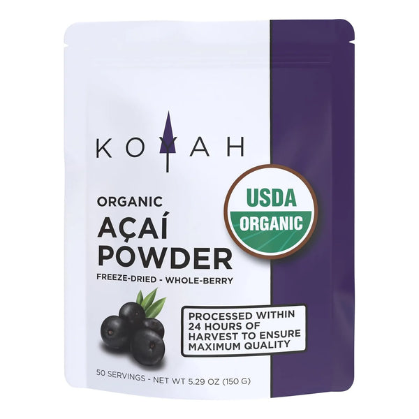 Acai En Polvo Orgánico 150 Gramos Cultivado En Brasil Liofil - Imagen 1