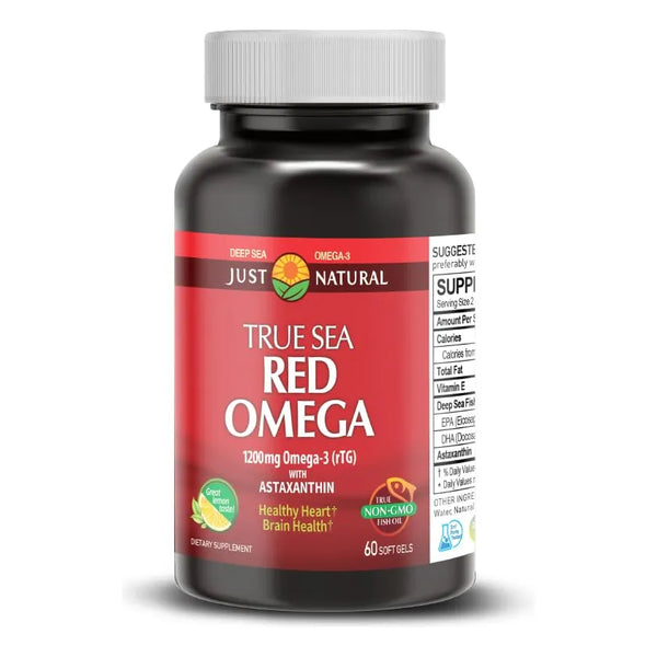 Aceite De Pescado Omega 3 1714 Mg Con Astaxantina Y Vitamina E 60 Capsulas