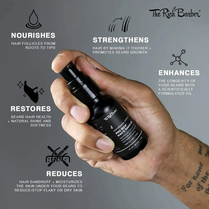 Aceite Para Barba Masculino 30 Ml Suaviza Y Promueve Crecimi Fragancia - Imagen 5