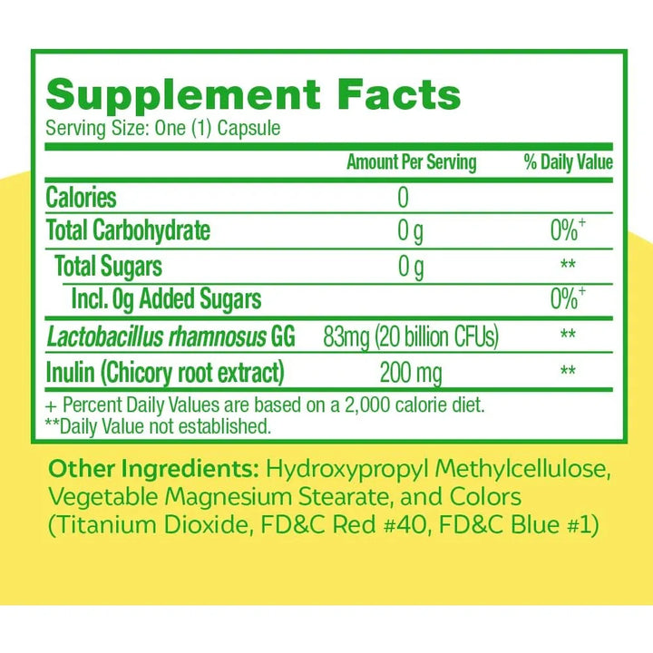 Fórmula Diaria Salud Digestiva 20 Cápsulas Probióticos Lacto - Imagen 2