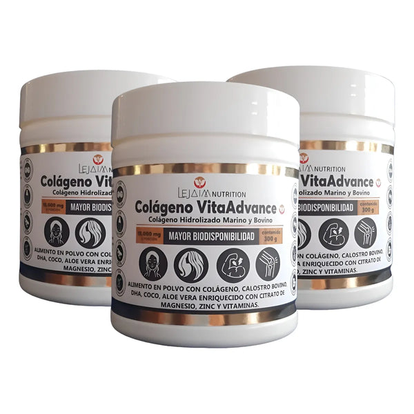3 Colágenos Vitaadvance Vainilla - Imagen 1