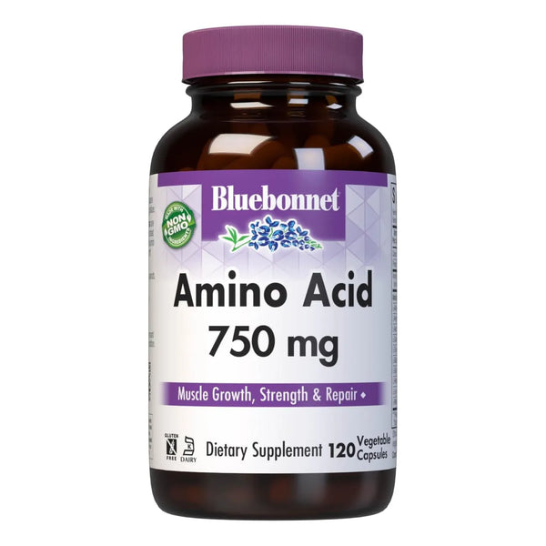 Aminoácido 750 Miligramos 120 Cápsulas Vegetales - Imagen 1