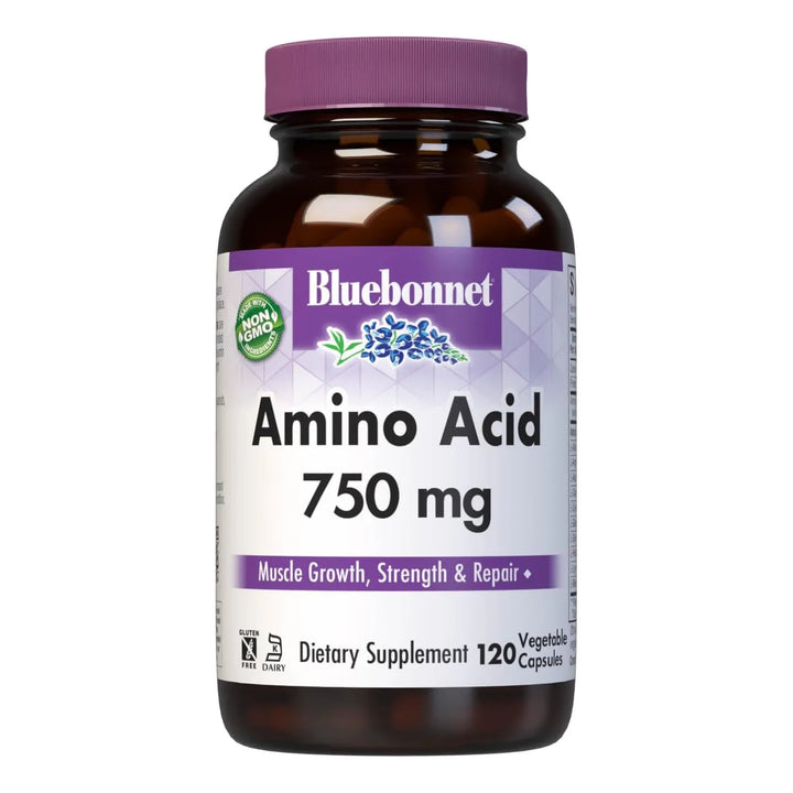 Aminoácido 750 Miligramos 120 Cápsulas Vegetales - Imagen 1