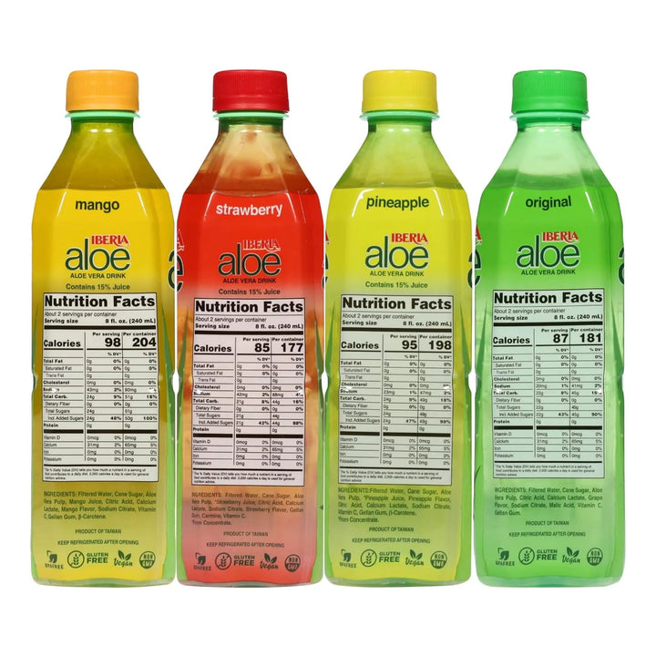 Bebida De Aloe Vera Con Pulpa Pura Sabor Original Mango Piña - Imagen 3