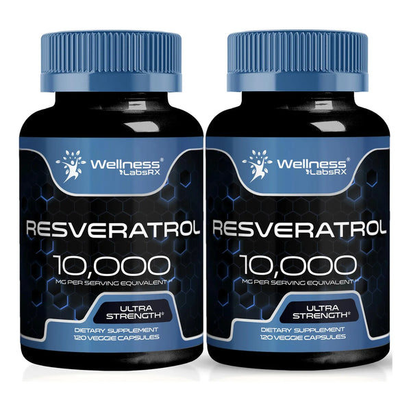 Cápsulas De Resveratrol 1000 Mg 240 Unidades Extracto De Knotweed Japonés Vegano Sin OMG