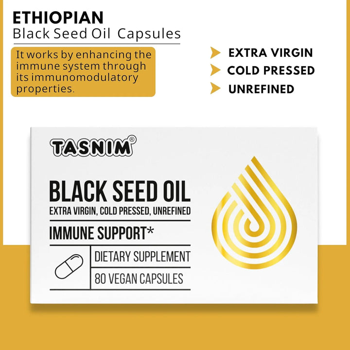 Cápsulas De Aceite De Semilla Negra 1000 Mg 60 Unidades Natu - Imagen 2