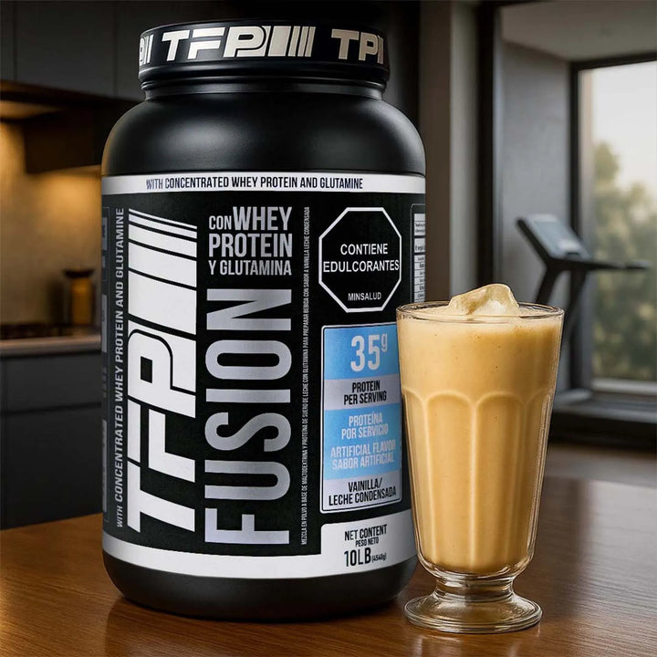 Proteina Tfp Fusion 10 Libras Vainilla/leche Condesada - Imagen 2