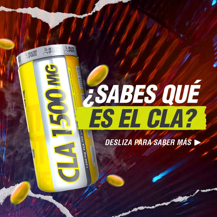 Cla Quemador De Grasa 1500 Mg Healthy Sports X 90 Softgels N/a - Imagen 4