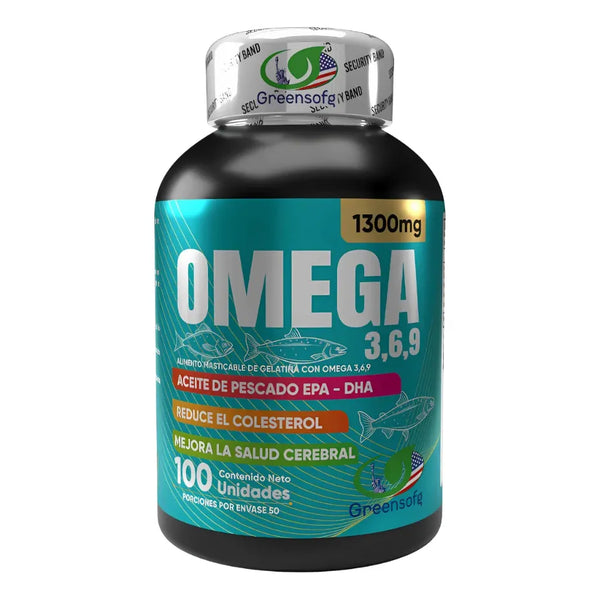 Omega 3, 6, 9  Epa Dha 1300 Mg Puro Original - Imagen 1