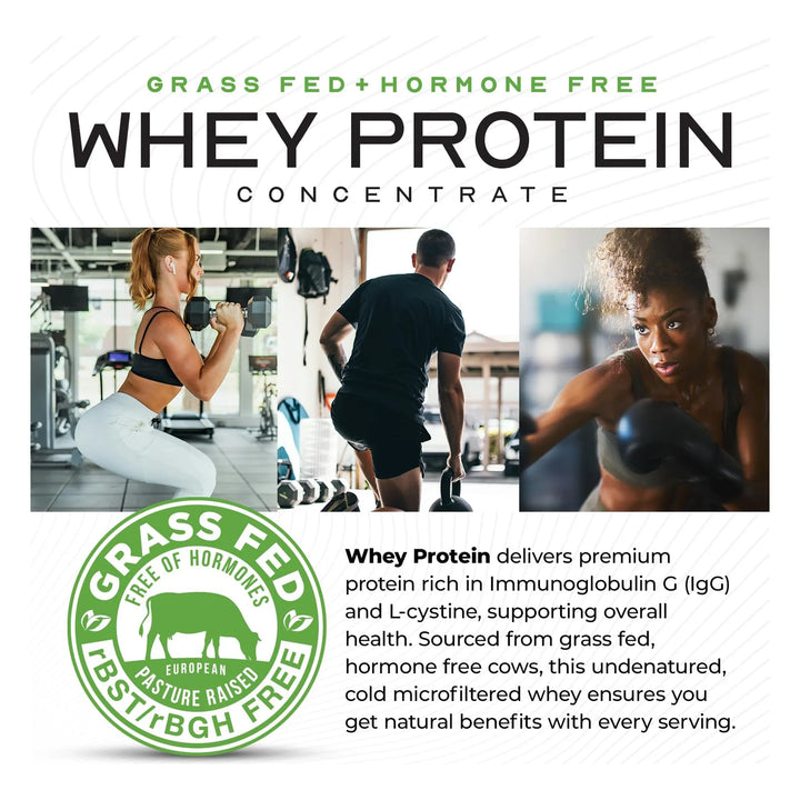 Proteína De Suero Natural Alimentada Con Pasto Sabor Chocola - Imagen 4