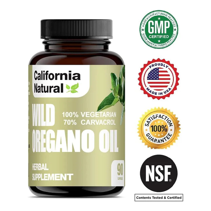 Aceite De Orégano Silvestre 100% Natural En Cápsulas 90 Unid - Imagen 2