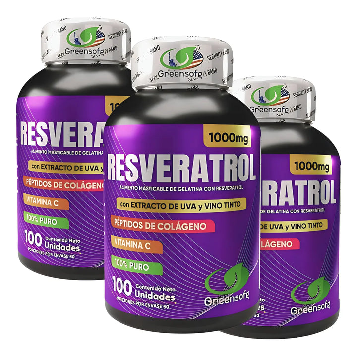 3 Resveratrol + Peptidos De Colageno - Imagen 1