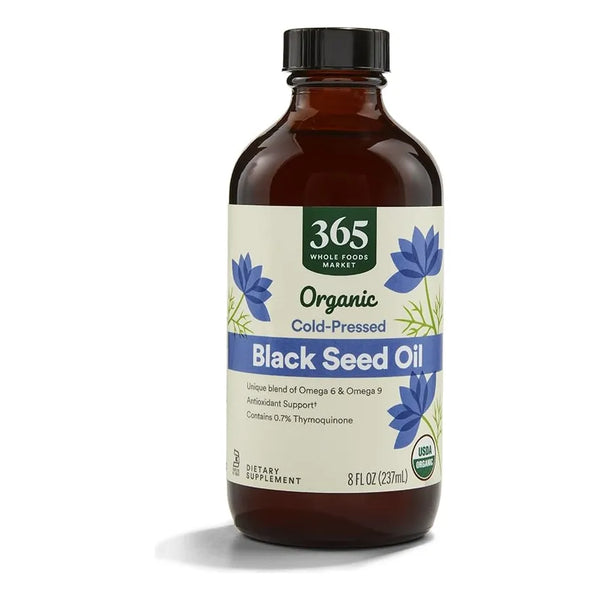 Aceite De Semilla Negra Orgánico 236 Ml Prensado En Frío - Imagen 1