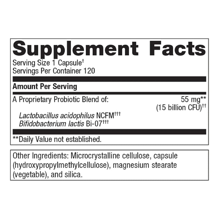 Balance Ultraflora 120 Cápsulas Probioticas Para Salud Diges - Imagen 2