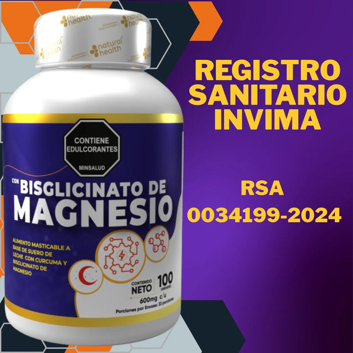 Bisglicinato Magnesio Quelado Capsula Suplemento Natural Sin Sabor - Imagen 5