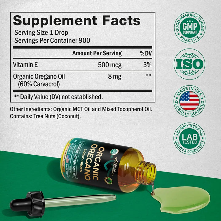Aceite De Orégano Orgánico Con Vitamina E Digestivo 30 Ml - Imagen 7