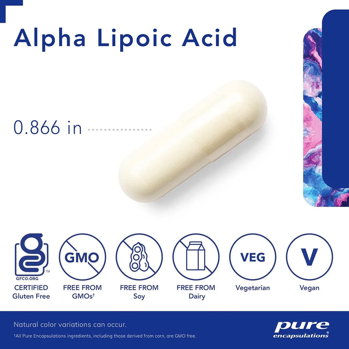 Ácido Alfa Lipoico 200 Mg Apoyo Hepático Y Antioxidante Salu - Imagen 3
