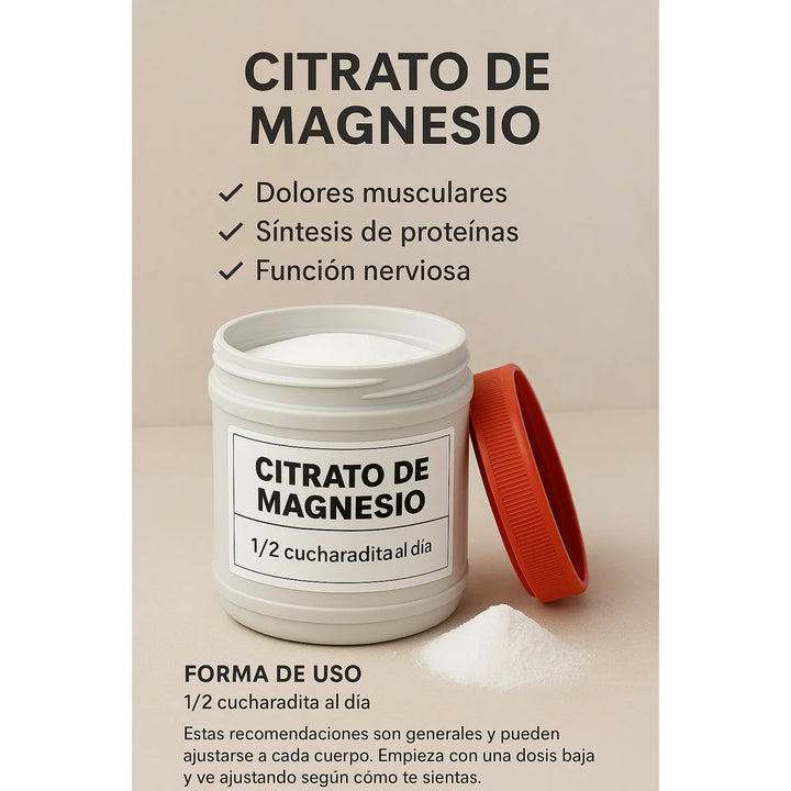 Citrato De Magnesio 1 Kg En Bol - Imagen 4