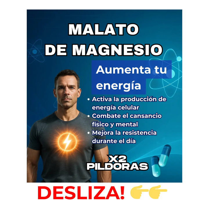 Magnesio X7 Siete Magnesios En Una Sola Fórmula Cloruro Bisglicinato Lactato Malato Oxido Carbonato Para Sueño Enfoque Y Recuperación Muscular Original - Imagen 8
