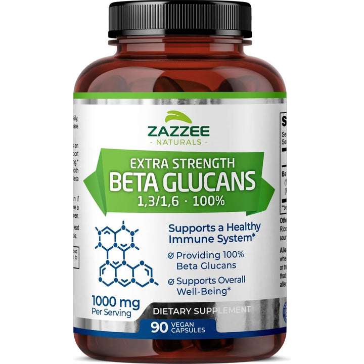 Beta Glucanos Extra Fuertes 1000 Mg 90 Cápsulas Apoya Sistem - Imagen 1