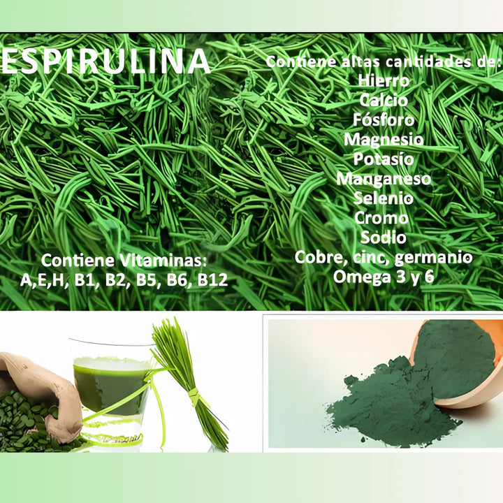 Espirulina Micro Alga 1000mg- Invima - Imagen 7