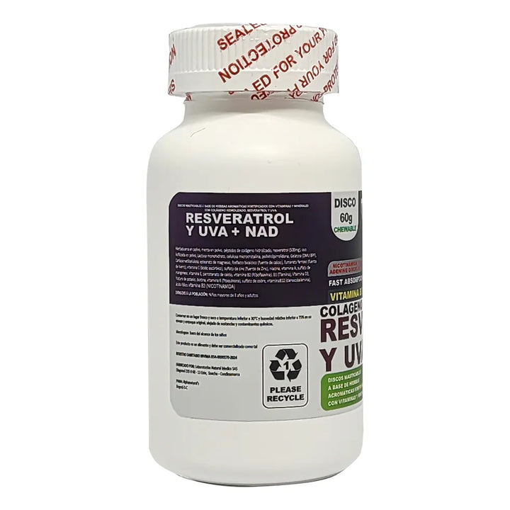 Nad Resveratrol Colágeno X 60 Uva - Imagen 3