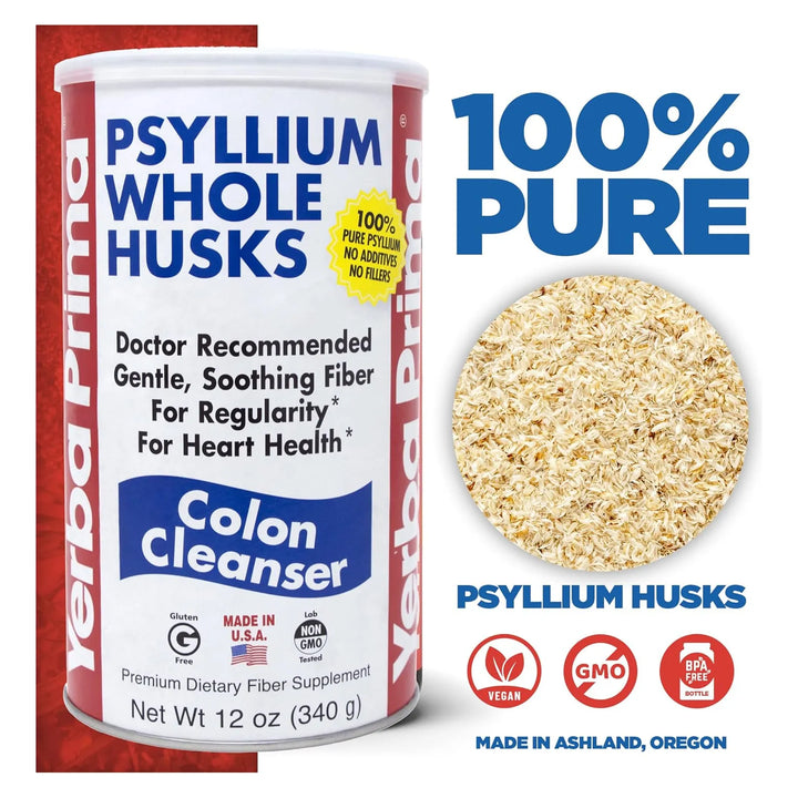 Cascara De Psyllium Entera Colon Intestinal 340 Gr X 2 Und - Imagen 2