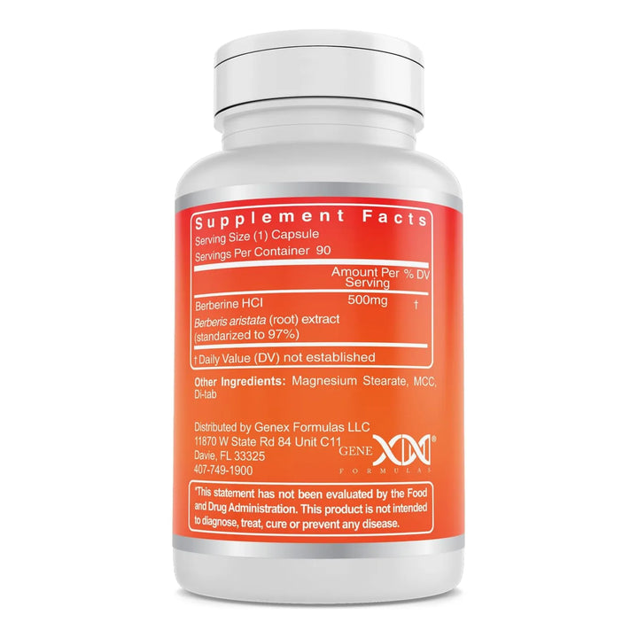 Berberina Hcl 500mg 90 Cápsulas Activador Ampk Salud Cardíac - Imagen 4