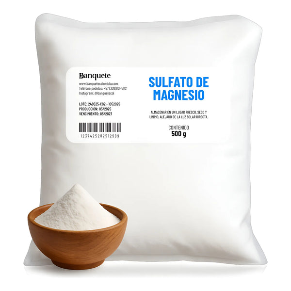 Sulfato De Magnesio Usp 500gr - Imagen 1