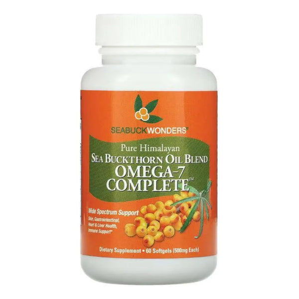 Capsulas Blandas Aceite Espino Amarillo Omega 7 60 Unidades Piel Hidratada Corazon Sano