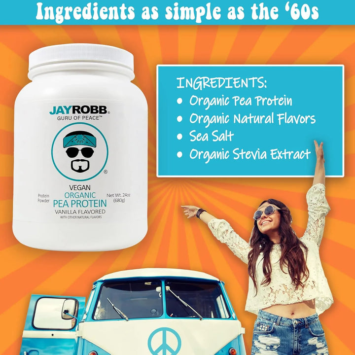 Proteína Orgánica De Guisante Sabor Vainilla 500g - Imagen 4